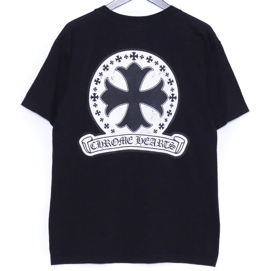 CHROME HEARTS Old Back CH Plus Logo T-Shirt Black Size M