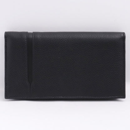 BVLGARI Embossed Octo Long Wallet Black Size F
