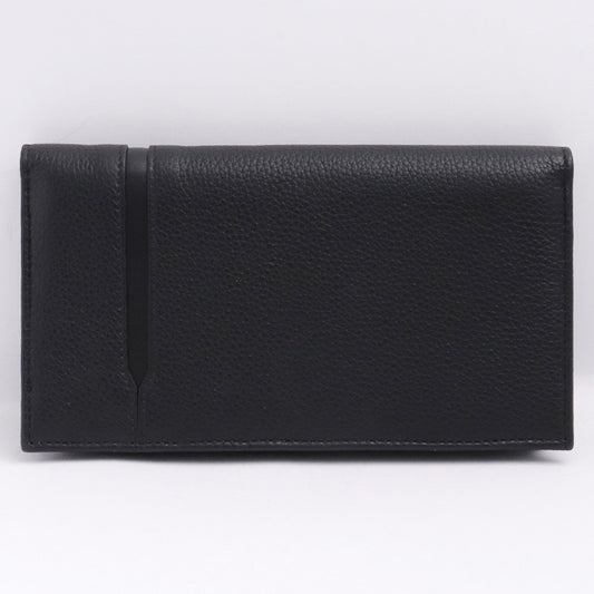 BVLGARI Embossed Octo Long Wallet Black Size F