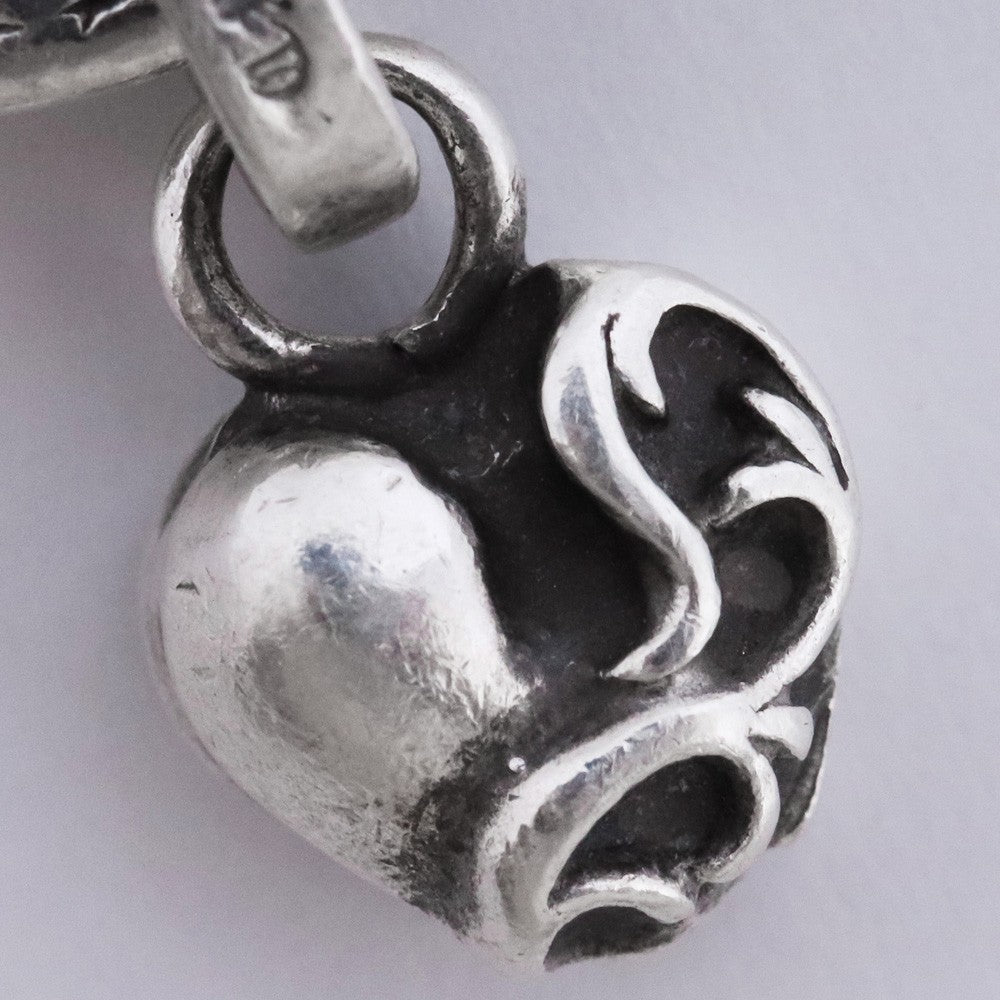 CHROME HEARTS NTFL W NTFL HEART Ring Silver Size ONE SIZE