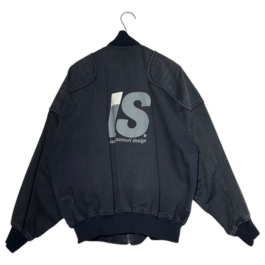 i.s. ISSEY MIYAKE 80s Vintage Tsumori Jacket Navy Size 9