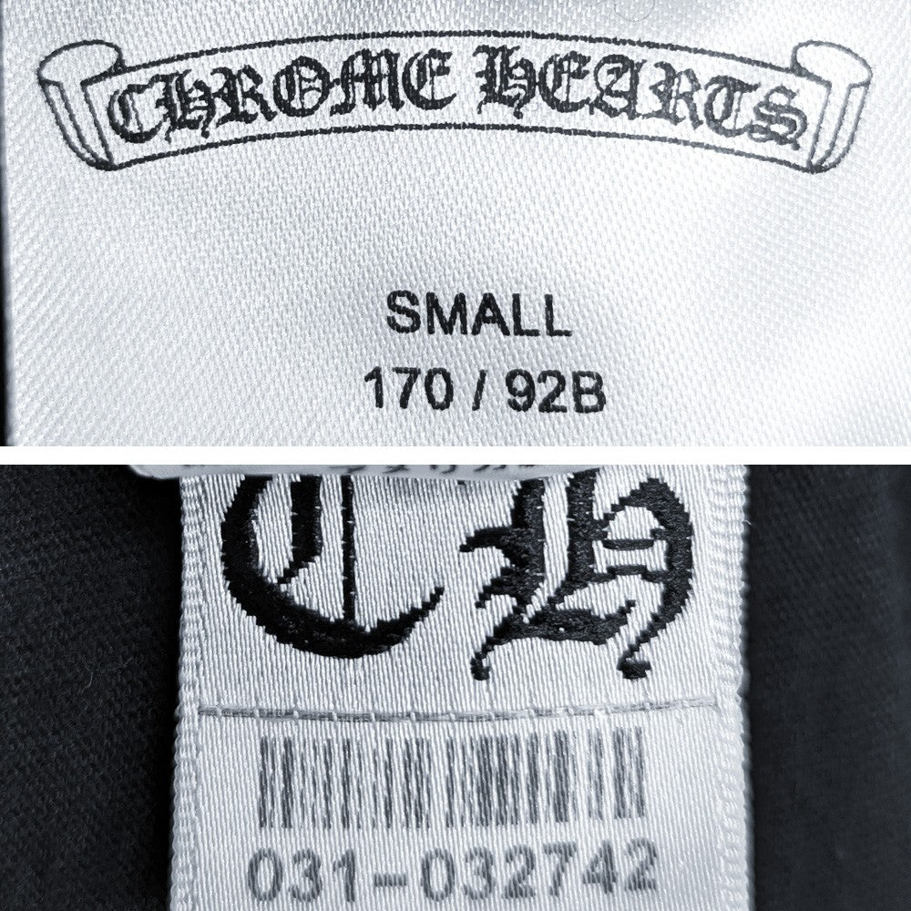 CHROME HEARTS Horseshoe Print Pocket T-Shirt Black Size S