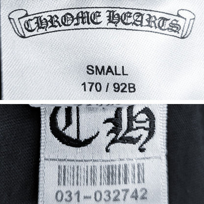CHROME HEARTS Horseshoe Print Pocket T-Shirt Black Size S
