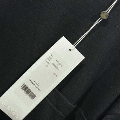 COMOLI 25SS Summer Wool Short Sleeve T-Shirt Gray Size 2