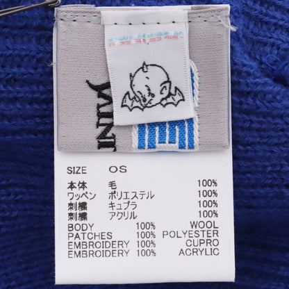 SAINT MICHAEL SG Knit Cap Saint Sega Beanie Blue Size F