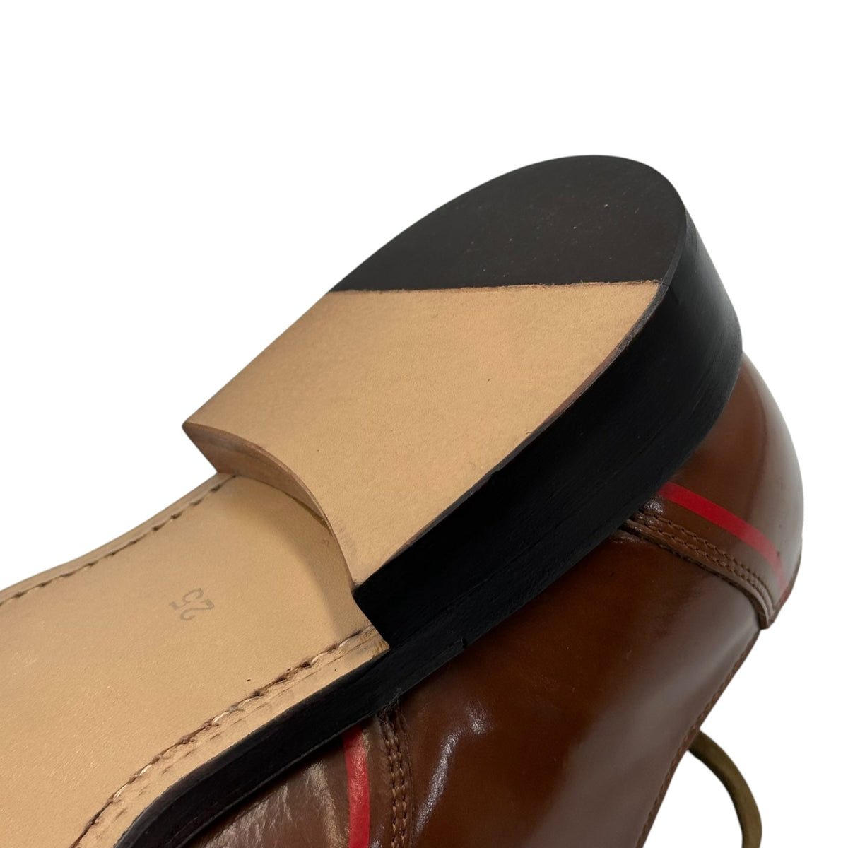 COMME des GARCONS HOMME PLUS 00AW Brown Red Shoes Size 25cm