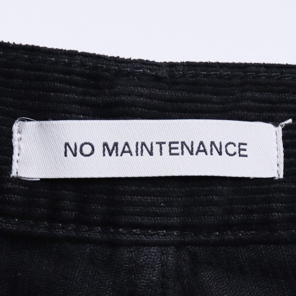 NO MAINTENANCE ONLY ARK Waxed Baggy Cord Pants Size 30