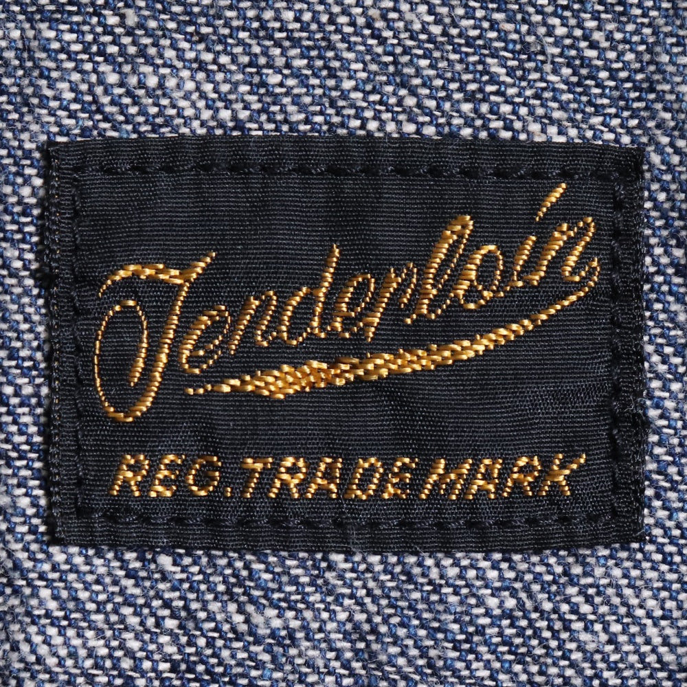 TENDERLOIN T-SADDLE MAN DENIM SHT Long Sleeve INDIGO Shirt Size XS