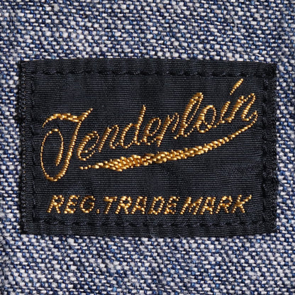 TENDERLOIN T-SADDLE MAN DENIM SHT Long Sleeve INDIGO Shirt Size XS