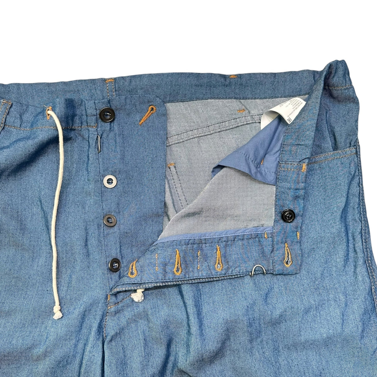 MAISON MARGIELA 21AW Cotton Silk Wide Pants Size 50