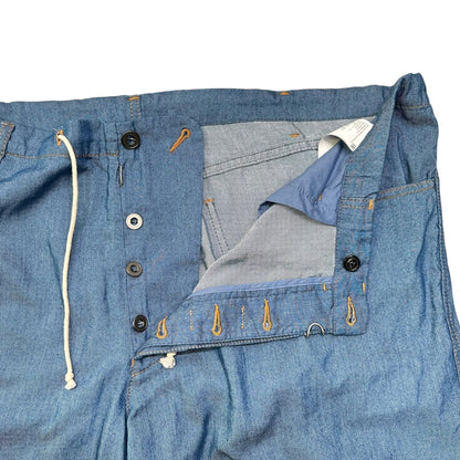 MAISON MARGIELA 21AW Cotton Silk Wide Pants Size 50