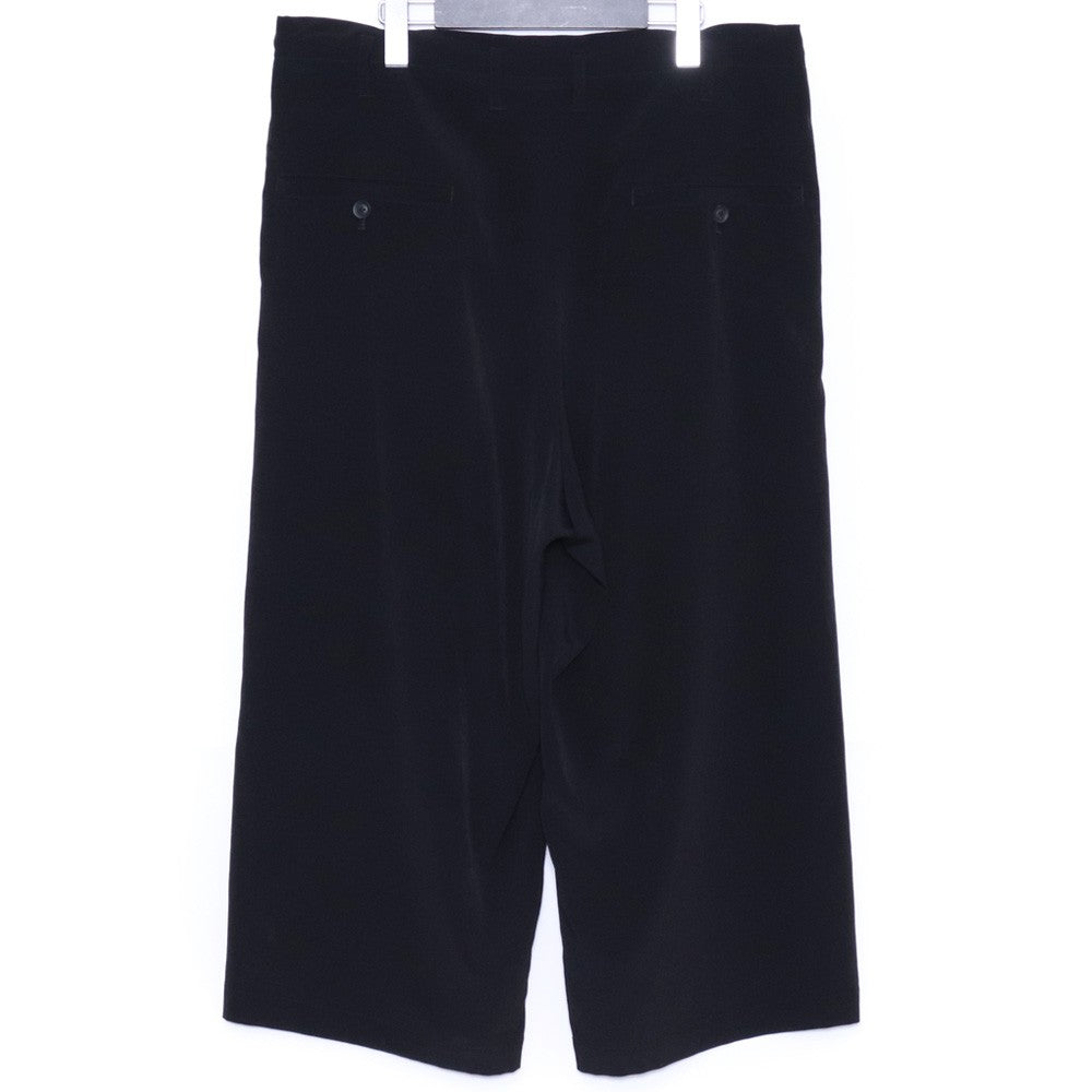 YOHJI YAMAMOTO POUR HOMME 25SS TA Tuxedo Shorts Black Size 2