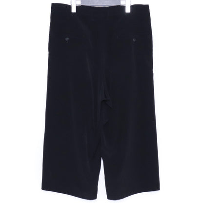YOHJI YAMAMOTO POUR HOMME 25SS TA Tuxedo Shorts Black Size 2