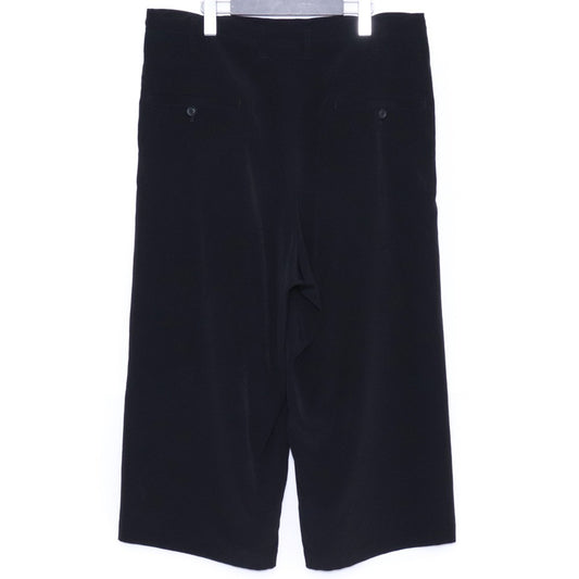YOHJI YAMAMOTO POUR HOMME 25SS TA Tuxedo Shorts Black Size 2