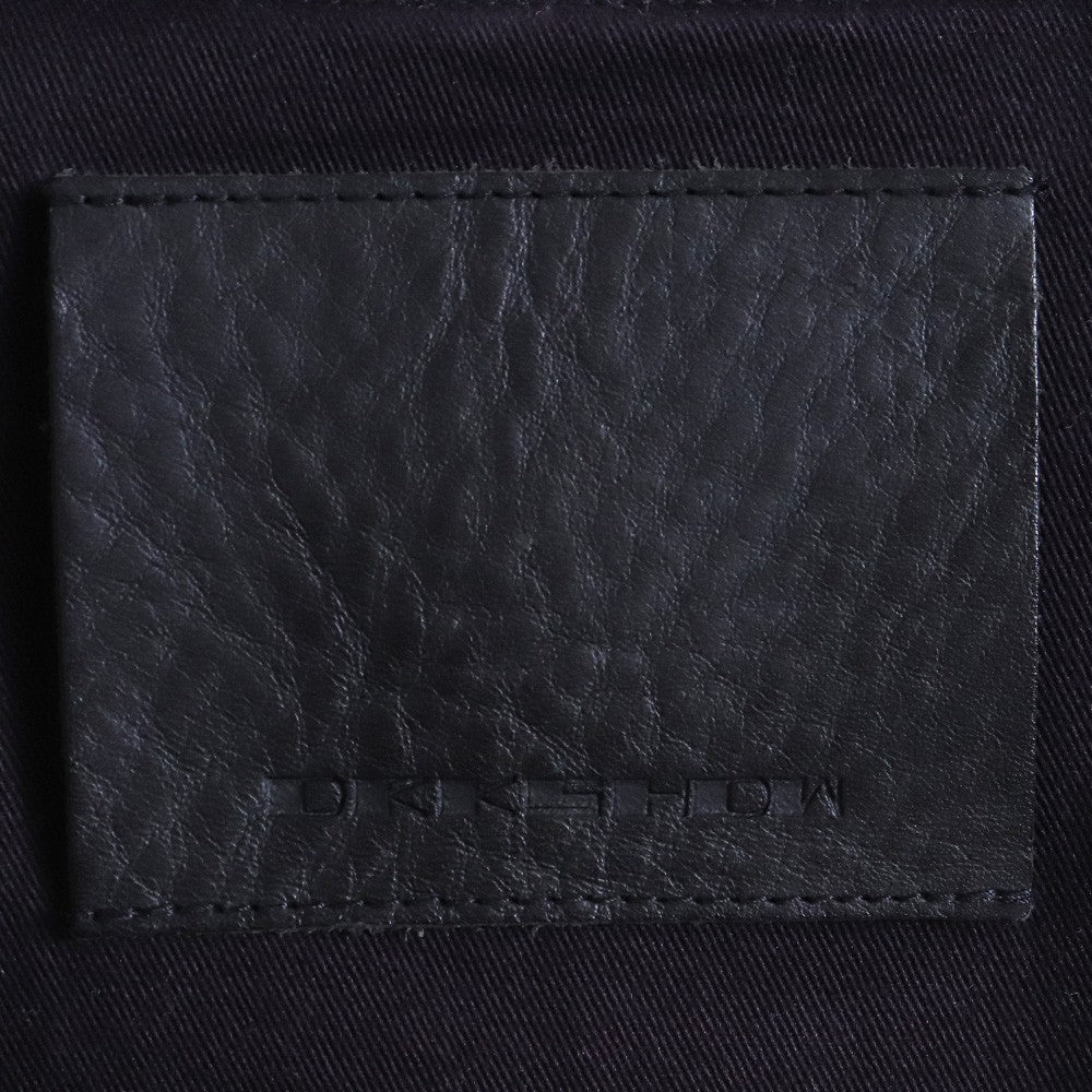RICK OWENS DRKSHDW Denim Coach Jacket Black Size M