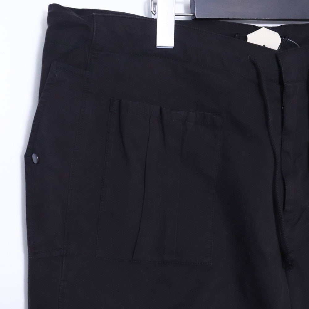 TEN C 25SS Cotton Gabardine Army Cargo Pants Black Size 48