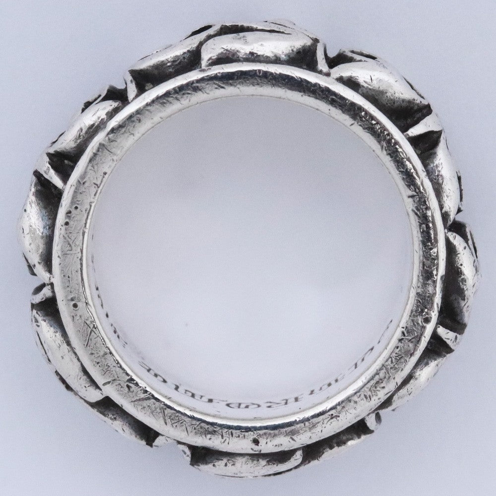 CHROME HEARTS Eternity Vine Band Ring Silver Size JP 9