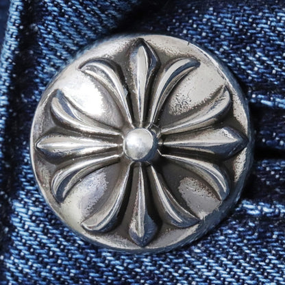 Chrome Hearts RS Bootleg Flare Denim Cross Button Size 32