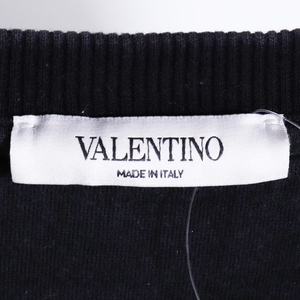 VALENTINO VLTN Logo Long Sleeve Sweatshirt Black Size L