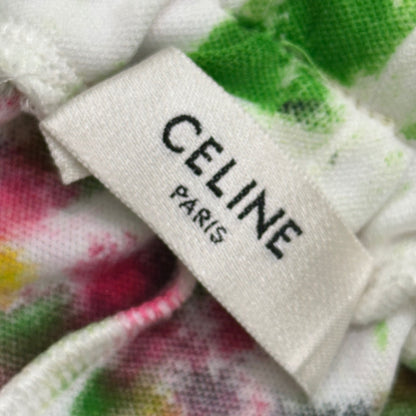 CELINE 22SS Wide-Leg Tie-Dye Paint Print Shorts Multi Size S
