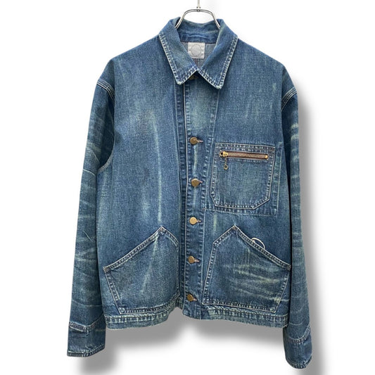 NEW MANUAL #025 LE Work Denim Jacket Indigo Free Size
