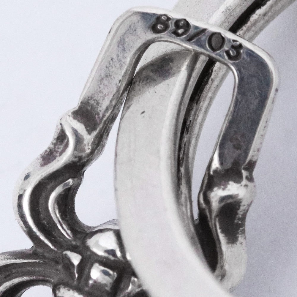 CHROME HEARTS #5 Dagger Zip1 Keyring Silver Size #5