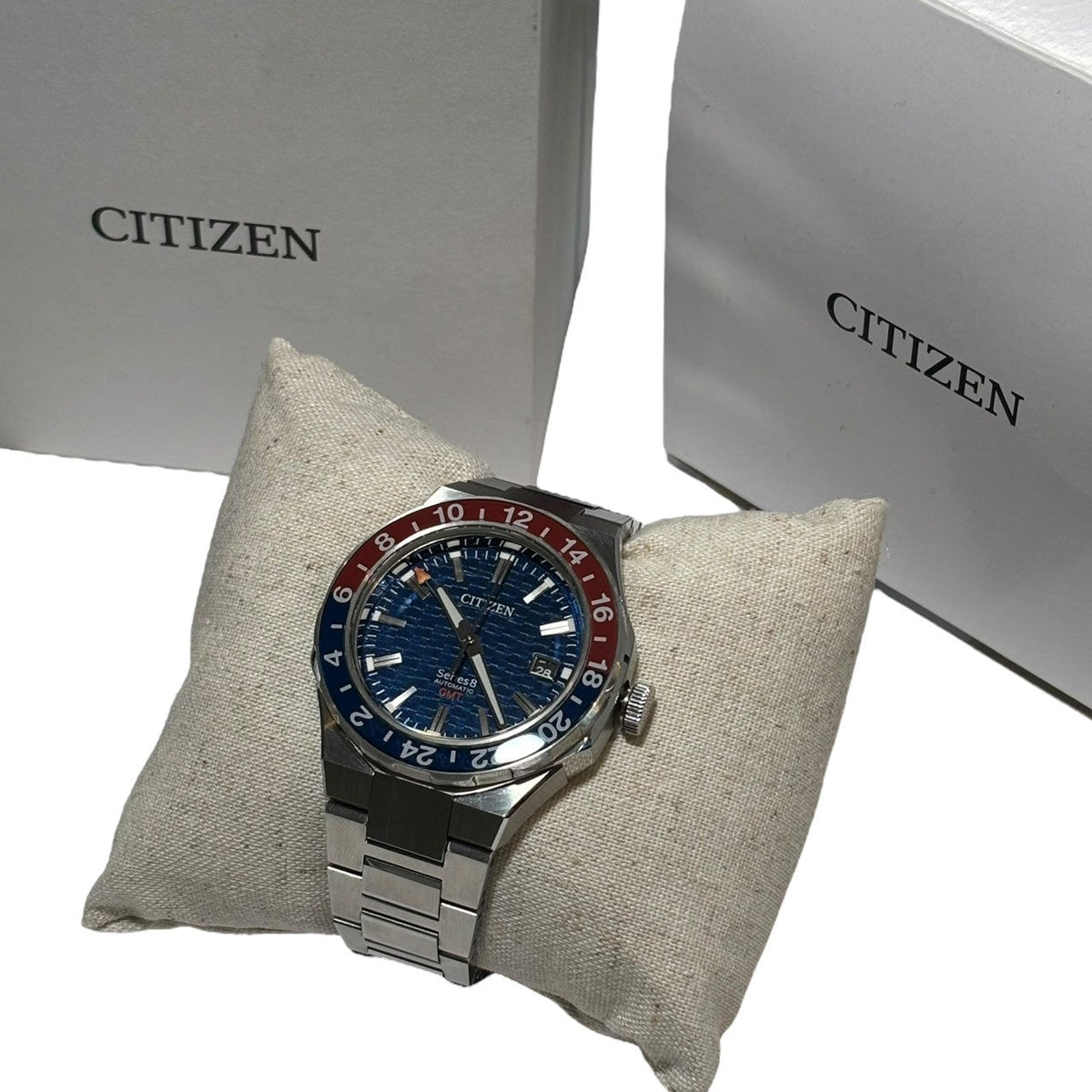 CITIZEN Series 8 SS Automatic Blue Dial Watch