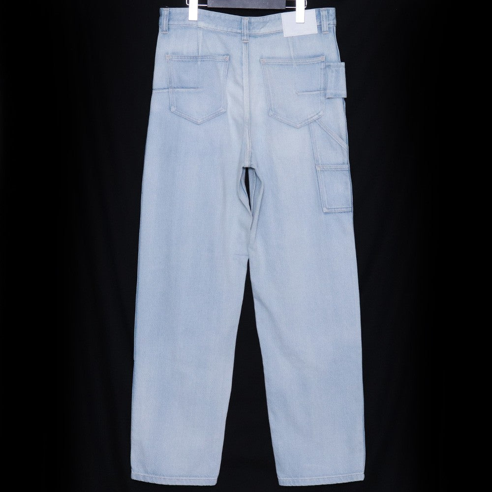 DIOR Carpenter Double Knee Denim Light Indigo Size 46
