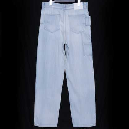 DIOR Carpenter Double Knee Denim Light Indigo Size 46