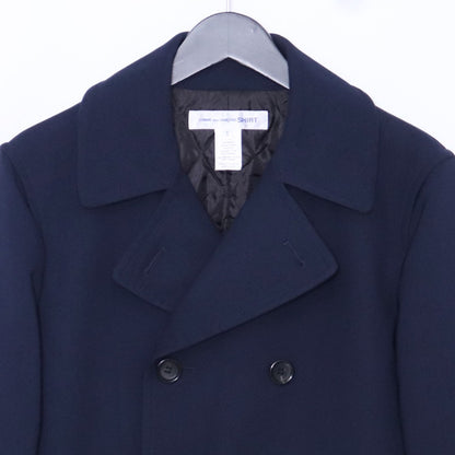 COMME DES GARCONS SHIRT 25AW Double Coat Navy Size S