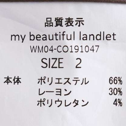 MY BEAUTIFUL LANDLET 19SS Spring Coat Brown Size 2