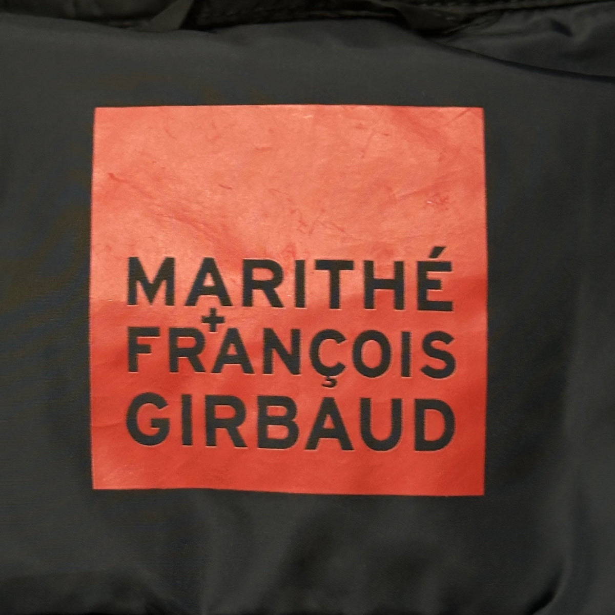 MARITHE FRANCOIS GIRBAUD Pocket Down Jacket Black Size M