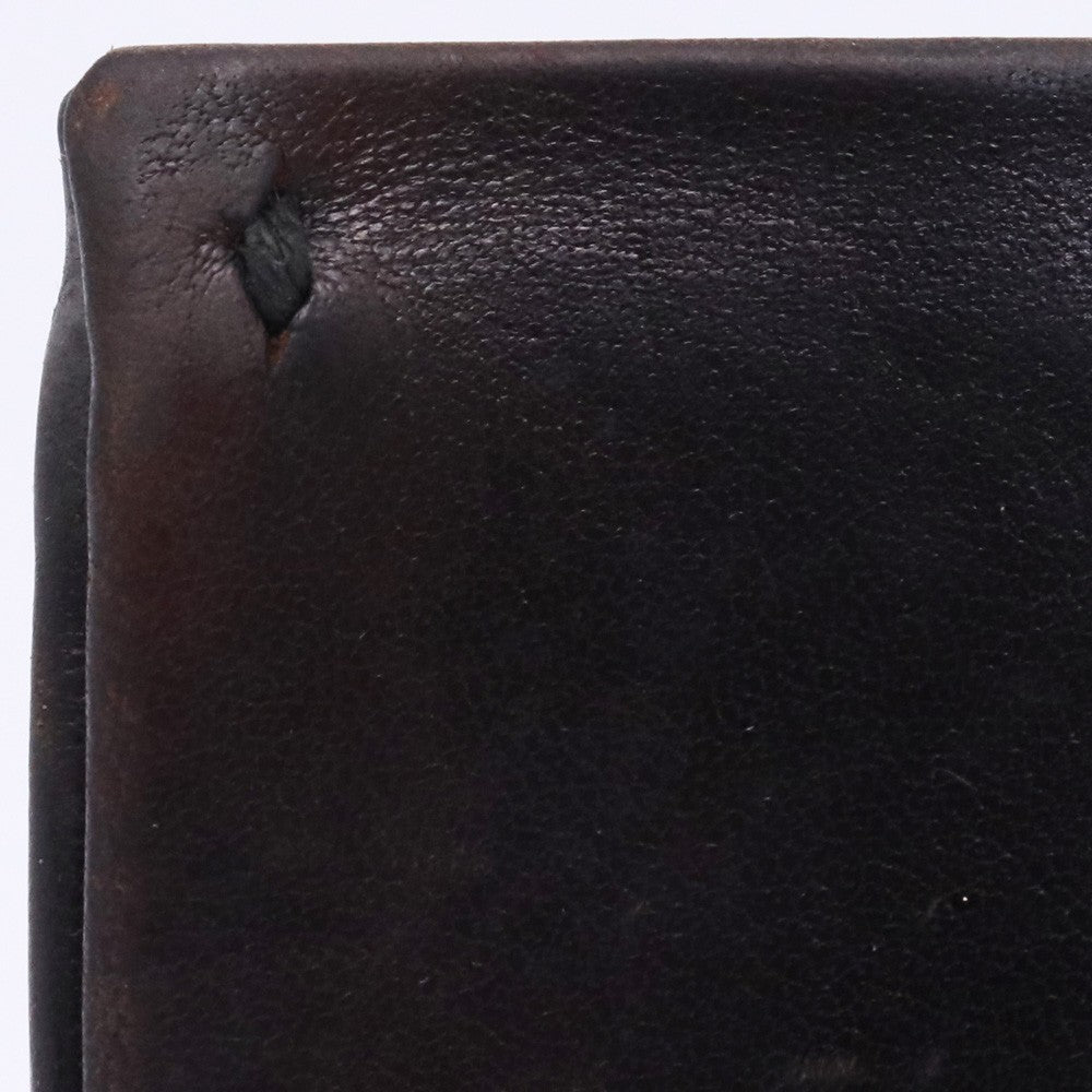 LARRY SMITH Origami Short Bi-Fold Wallet Black Size F