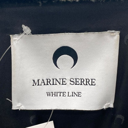 MARINE SERRE JACQUARD TOWEL SHIRT Black Size 44