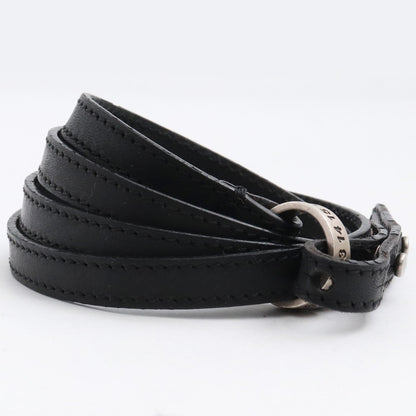 Maison Margiela Leather Bracelet Black Size S