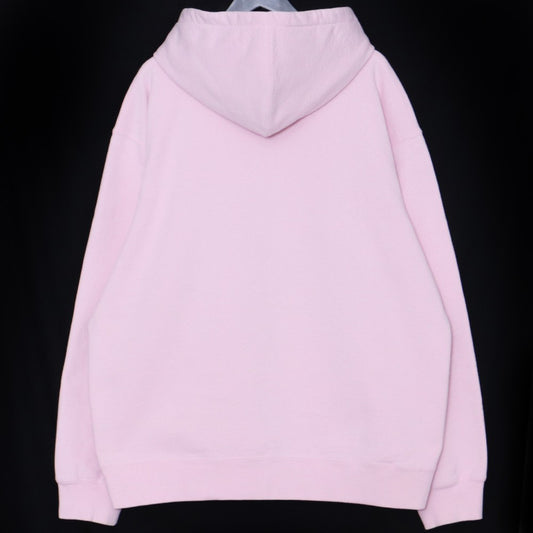 SUPREME 22SS Burberry Box Logo Pullover Hoodie Pink Size XL