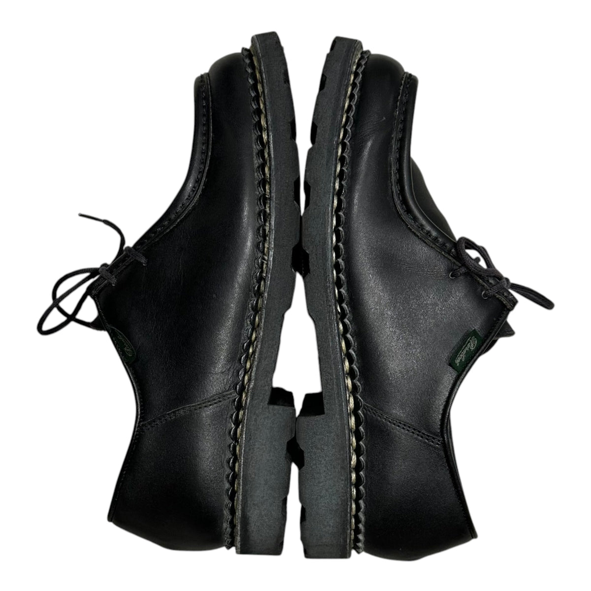 Paraboot Michael Mocassin Leather Boots Black Size 39