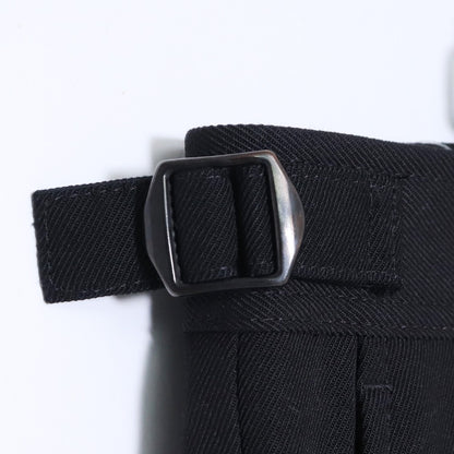 DIESEL Cool Wool Adjustable Belt Cargo Pants Black Size 30