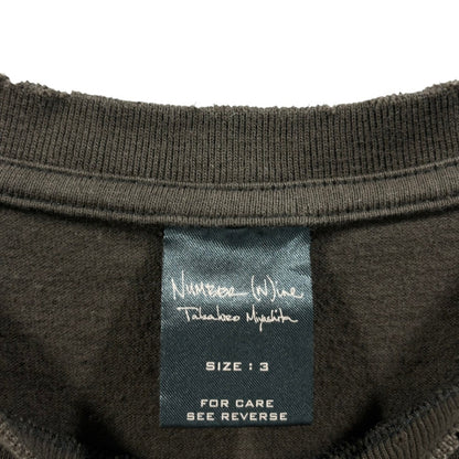 NUMBER (N)INE Night Crawler Asymmetrical T-Shirt Size 3