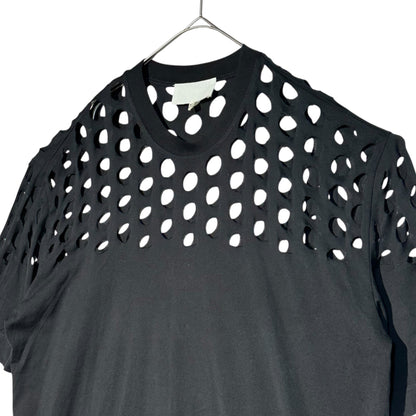 MAISON MARGIELA 20SS Holes Oversize T-Shirt Black Size XS