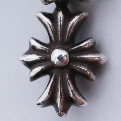 CHROME HEARTS TNY E CH PLS Drop Earring Silver Size F