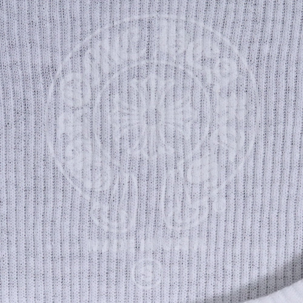 CHROME HEARTS Vertical Logo Rib Tank Top White Size S
