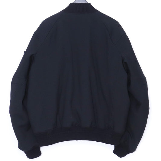 CROMAGNON 25AW MA-1 Wool Gabardine Jacket Black Size 3