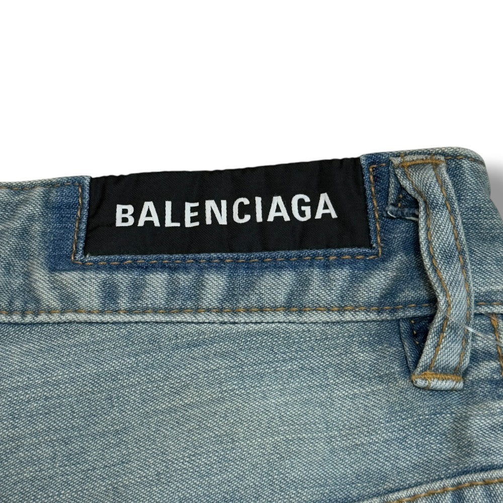 BALENCIAGA Baggy Denim Jeans Indigo Wash Size S