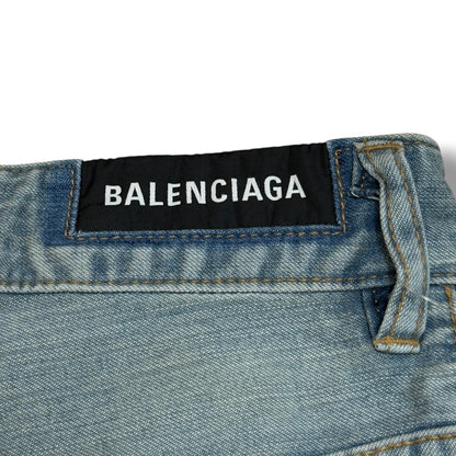 BALENCIAGA Baggy Denim Jeans Indigo Wash Size S