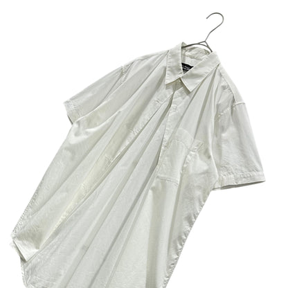 COMME des GARCONS 91SS S/S Buttonless Shirt White Size FREE