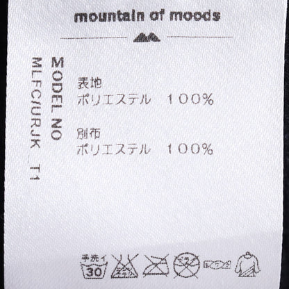MOUNTAIN OF MOODS Zip-Up Fleece Jacket Black Size L