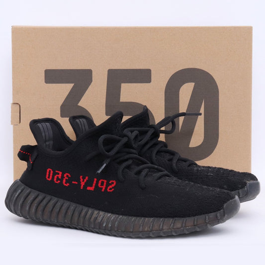 ADIDAS YEEZY BOOST 350 V2 Bred Sneakers Black Size 26cm