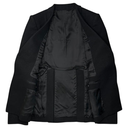 Rick Owens Cotton-Wool Brushed 1B Blazer Jacket Size 38