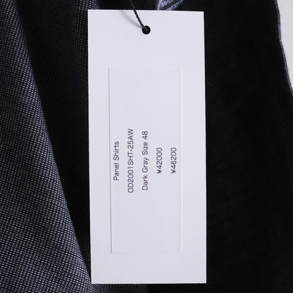 OPPOSE DUALITY 25AW Panel Button-Up Shirt Gray Size 48